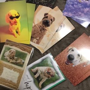 Adorable Dog lover Greetings cards from France
